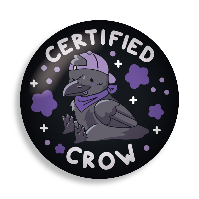 certified critter 2.25" button pins