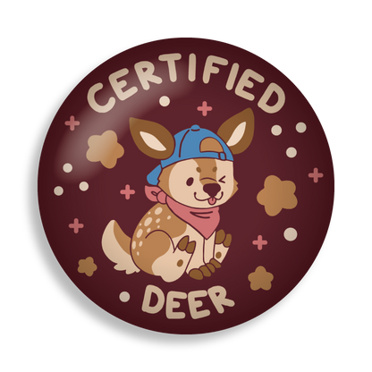 certified critter 2.25" button pins