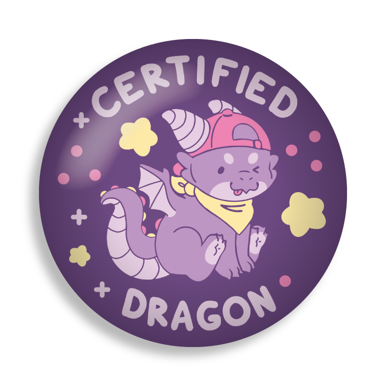 certified critter 2.25" button pins