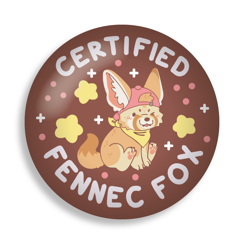 certified critter 2.25" button pins