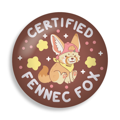 certified critter 2.25" button pins