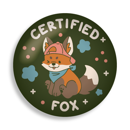 certified critter 2.25" button pins