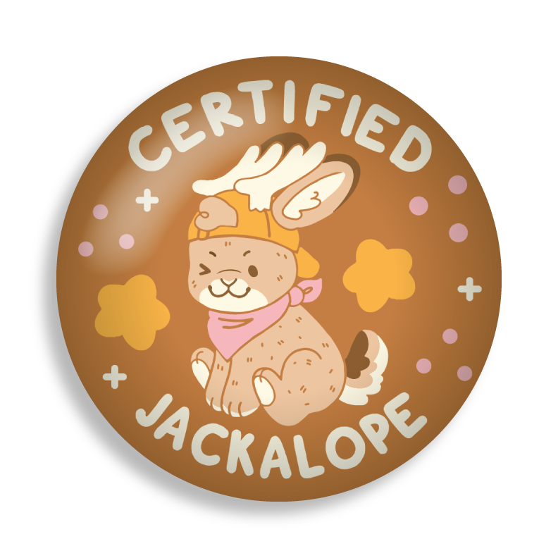 certified critter 2.25" button pins