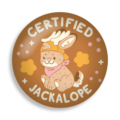 certified critter 2.25" button pins