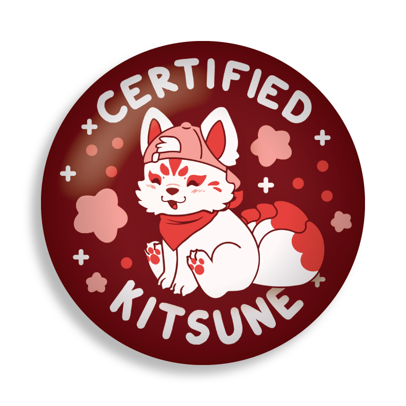 certified critter 2.25" button pins