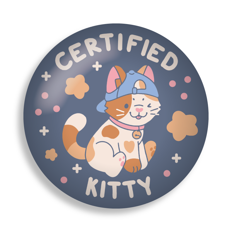 certified critter 2.25" button pins