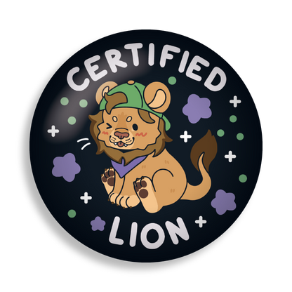 certified critter 2.25" button pins