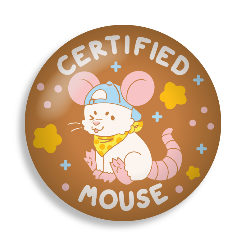 certified critter 2.25" button pins