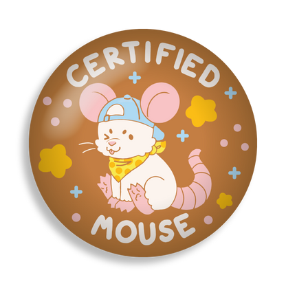 certified critter 2.25" button pins