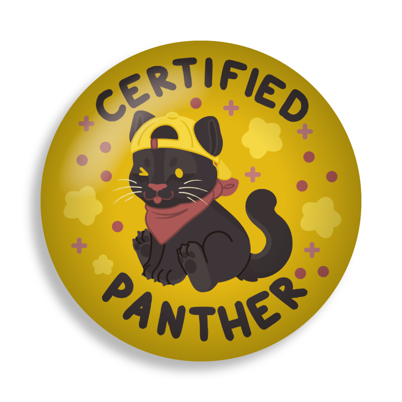 certified critter 2.25" button pins