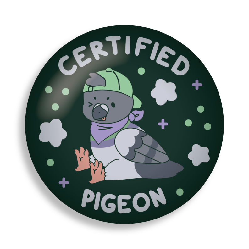 certified critter 2.25" button pins