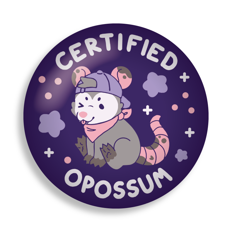 certified critter 2.25" button pins