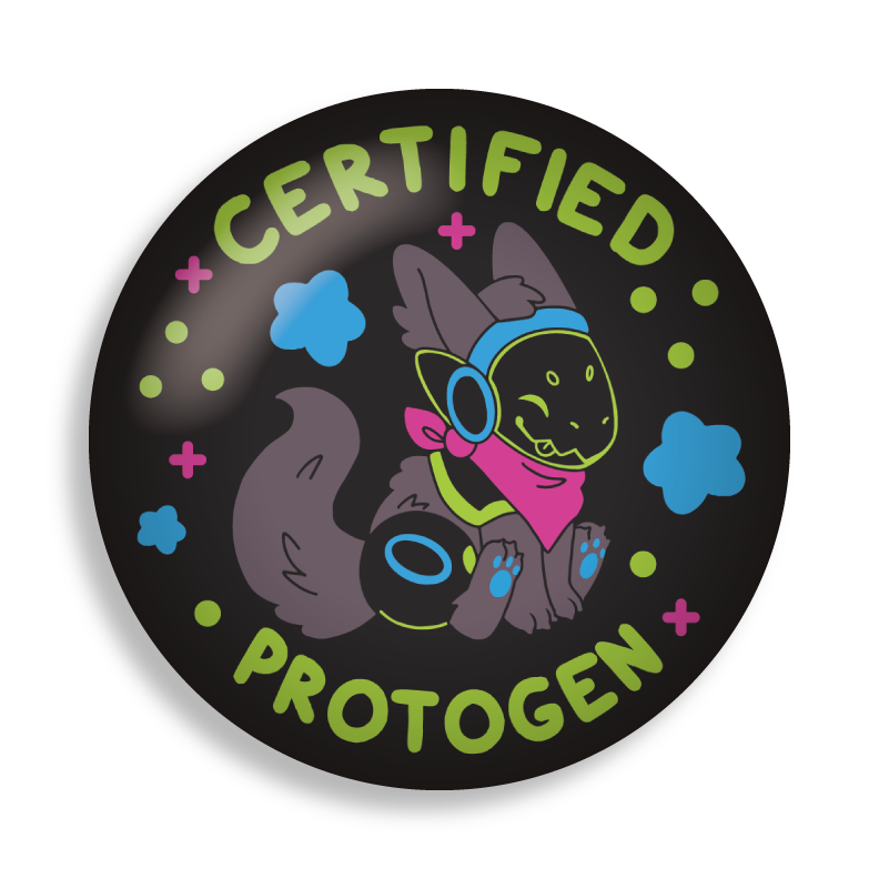 certified critter 2.25" button pins