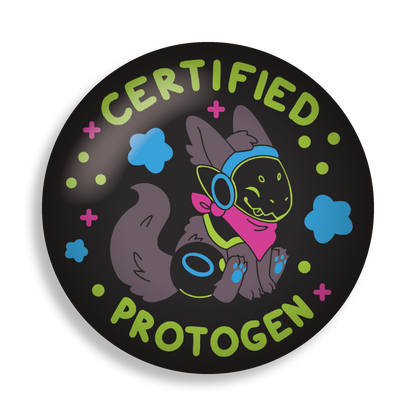 certified critter 2.25" button pins