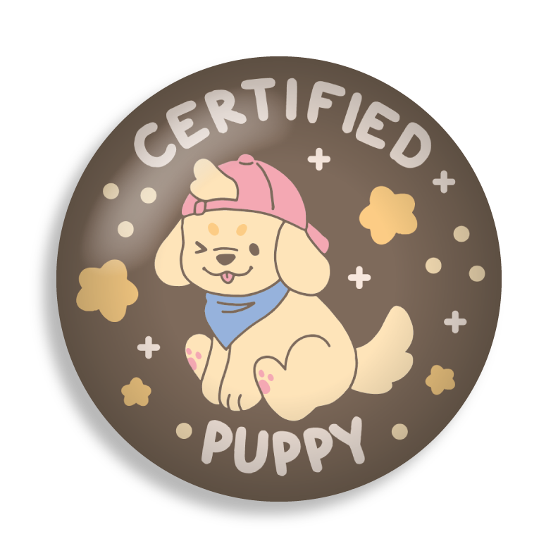 certified critter 2.25" button pins