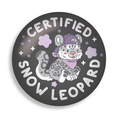 certified critter 2.25" button pins