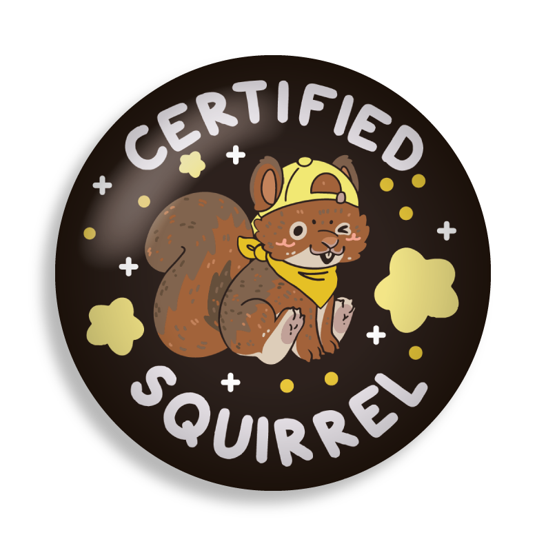 certified critter 2.25" button pins