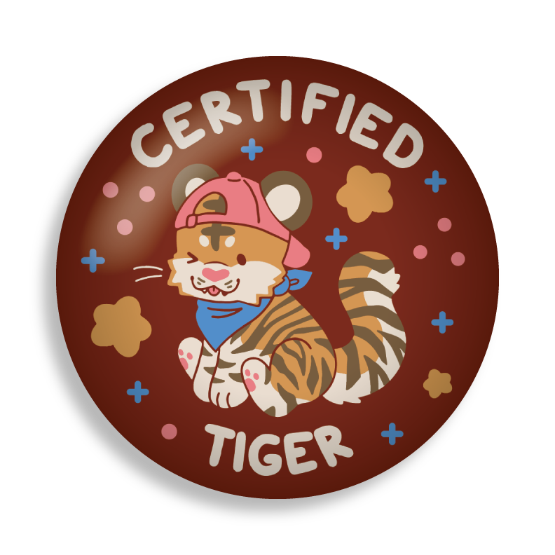 certified critter 2.25" button pins