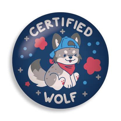 certified critter 2.25" button pins