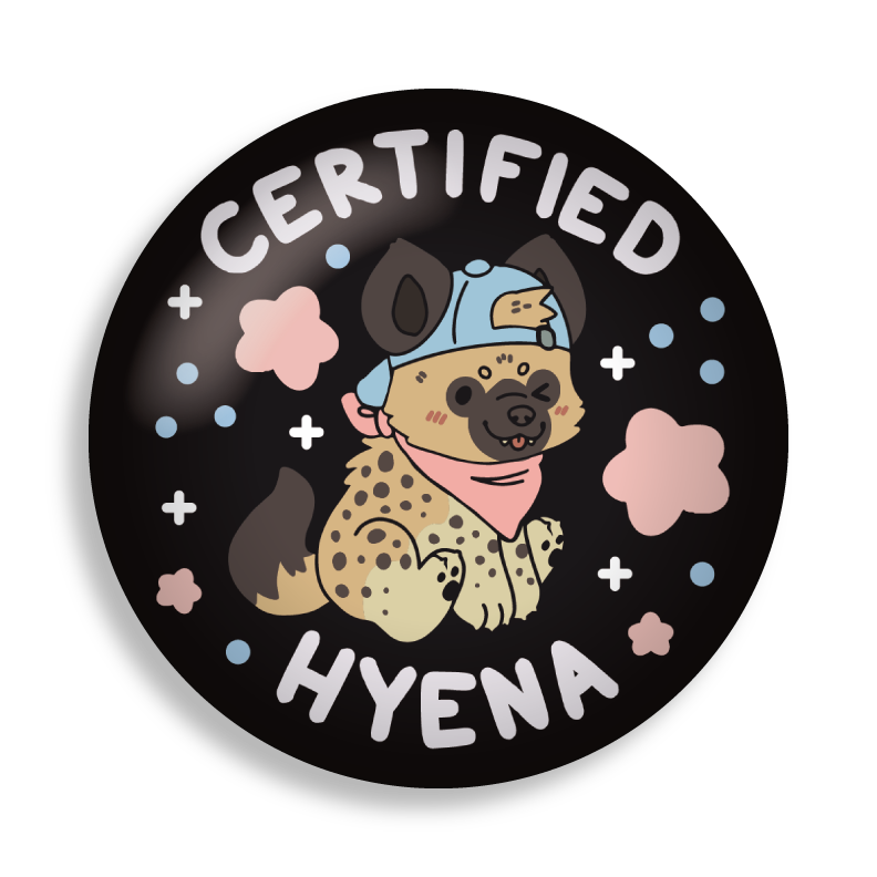 certified critter 2.25" button pins