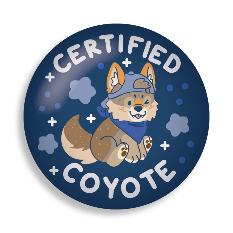 certified critter 2.25" button pins