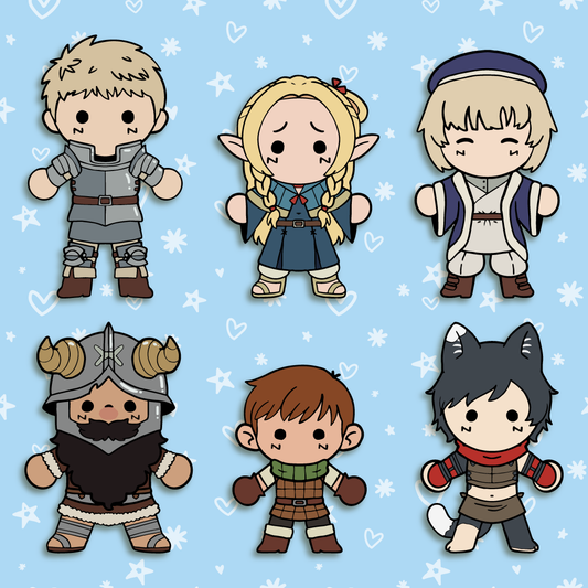 dungeon meshi weebean pins