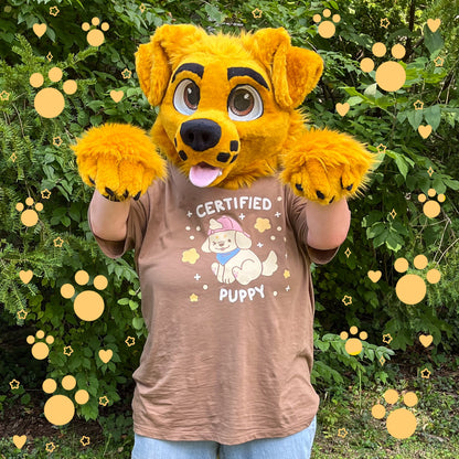 certified puppy t-shirt