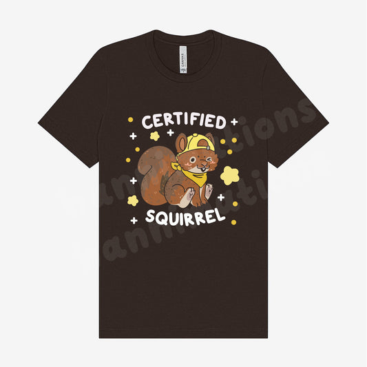 certified squirrel t-shirt