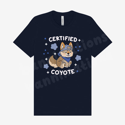 certified coyote t-shirt