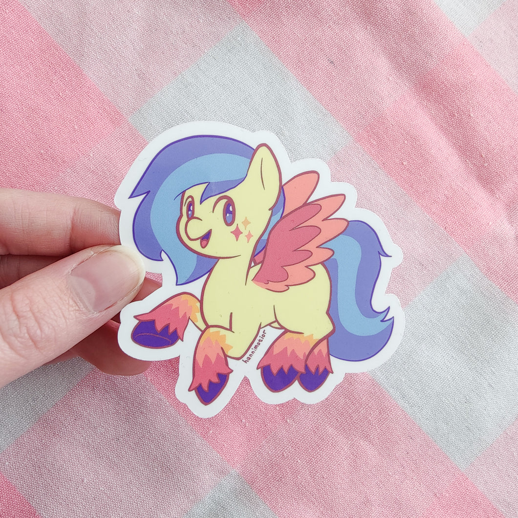 colorful ponies stickers!