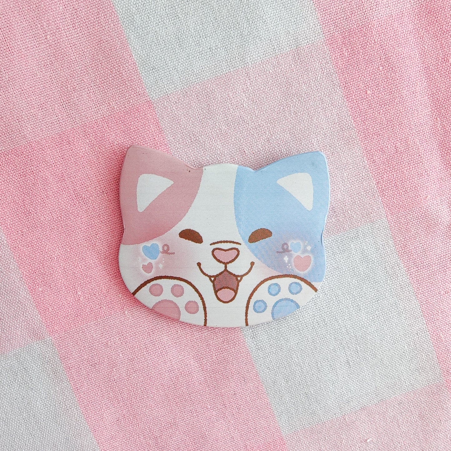 colorful kitties button pins