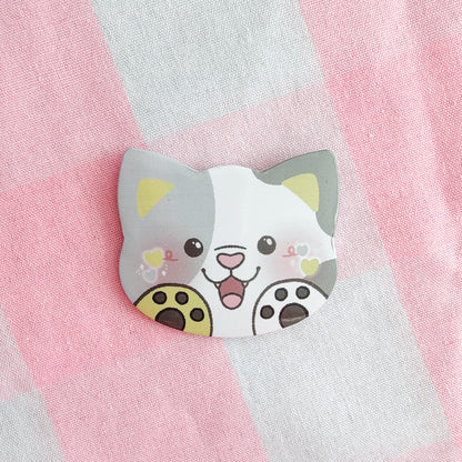 colorful kitties button pins