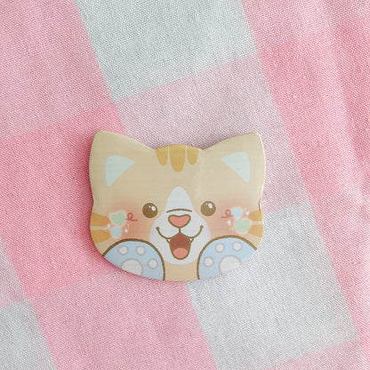 colorful kitties button pins