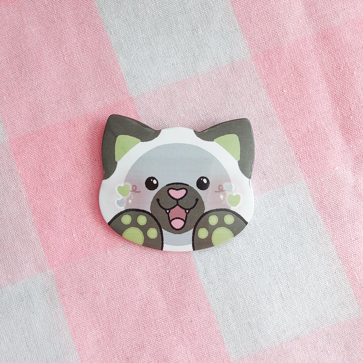 colorful kitties button pins