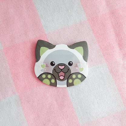colorful kitties button pins