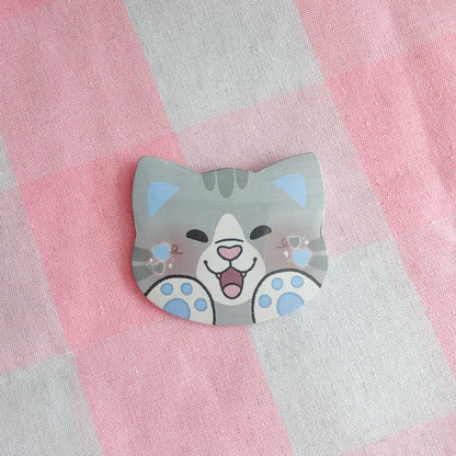 colorful kitties button pins