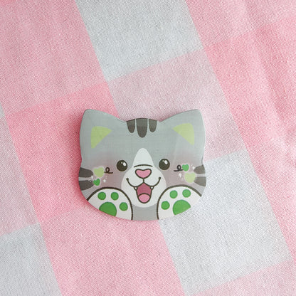 colorful kitties button pins