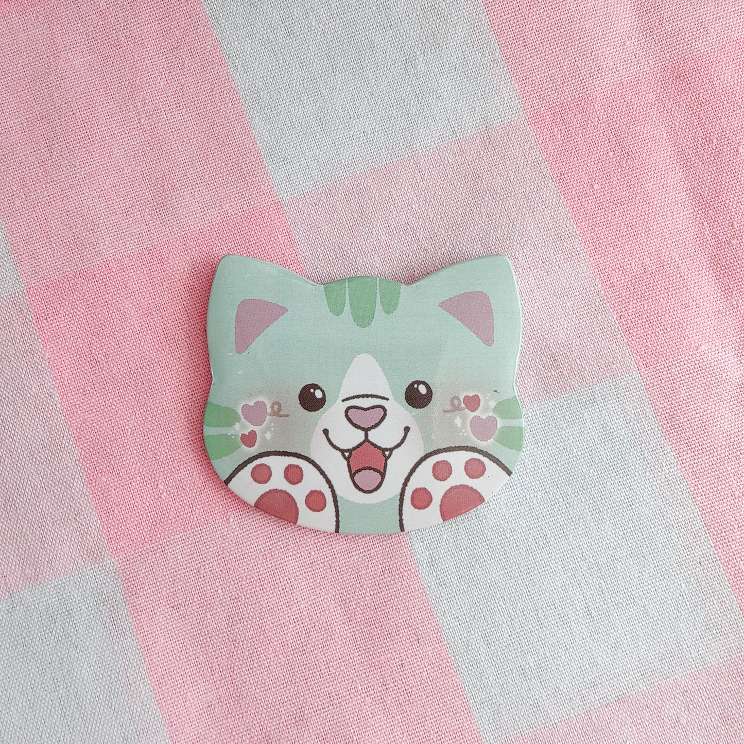 colorful kitties button pins