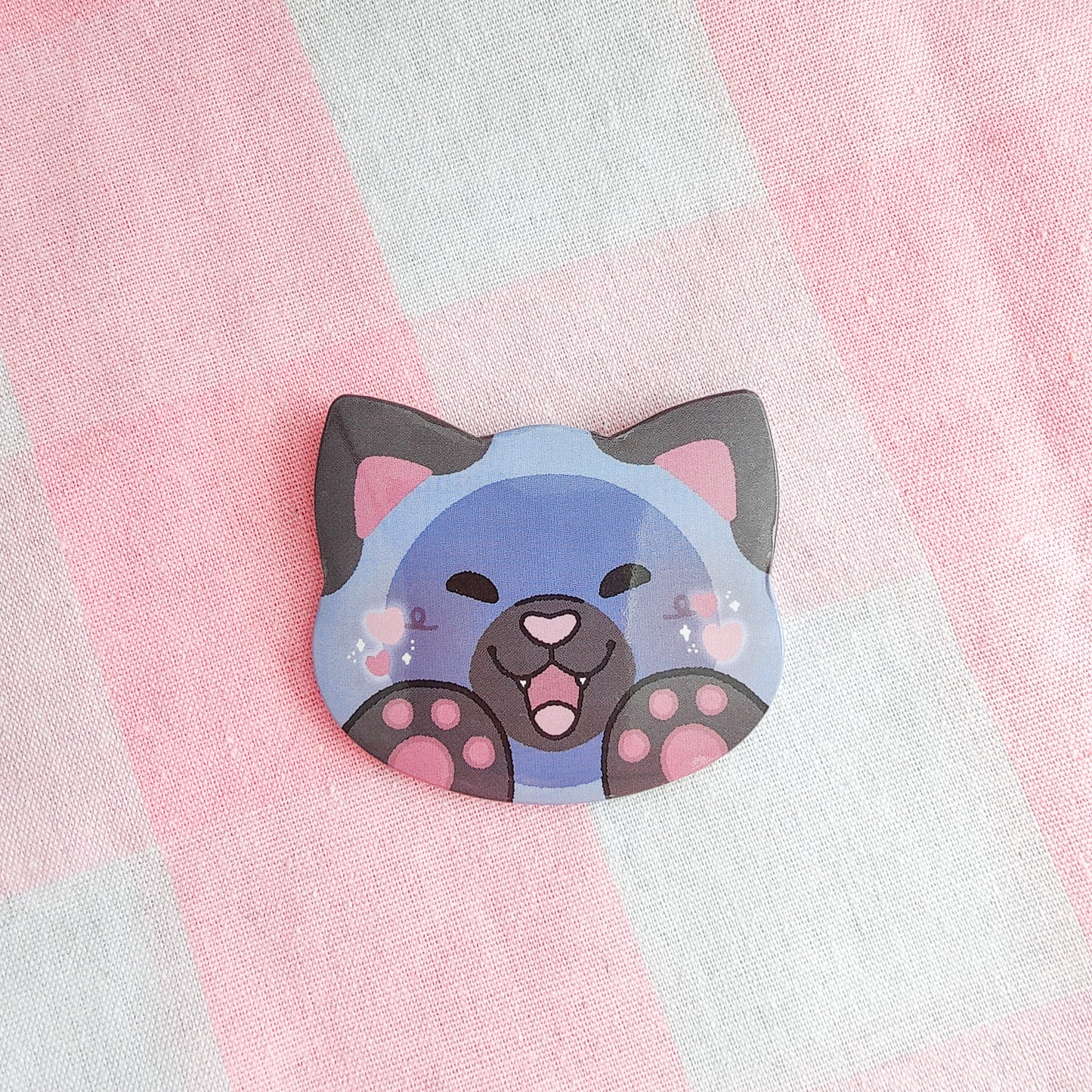 colorful kitties button pins