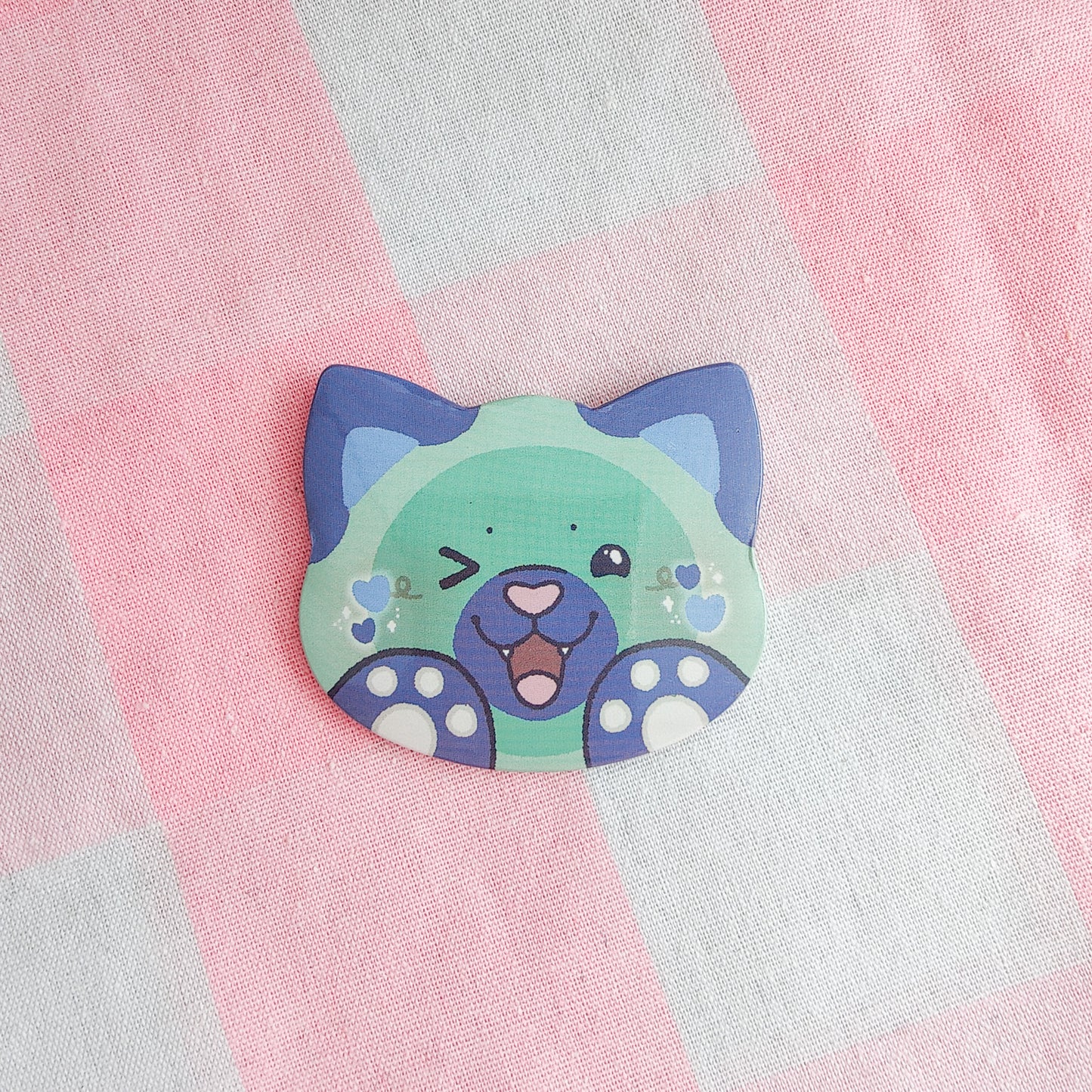colorful kitties button pins