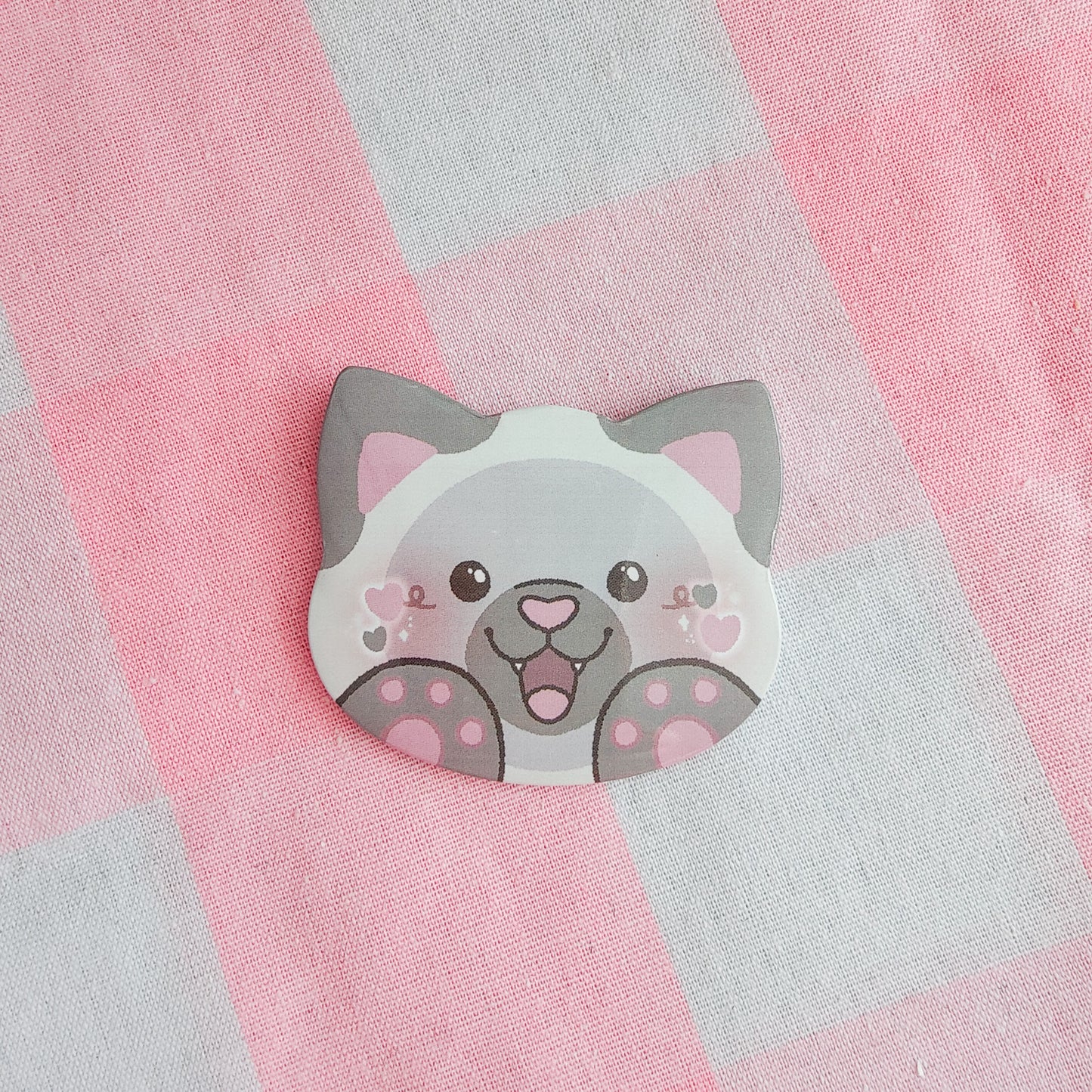 colorful kitties button pins