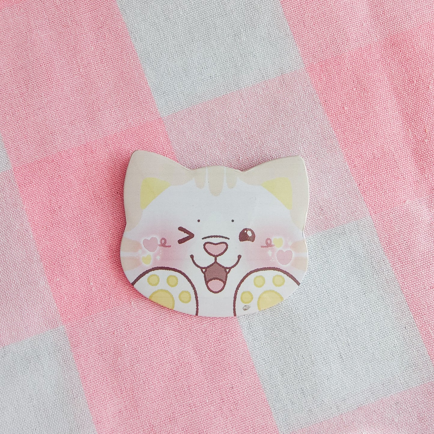 colorful kitties button pins