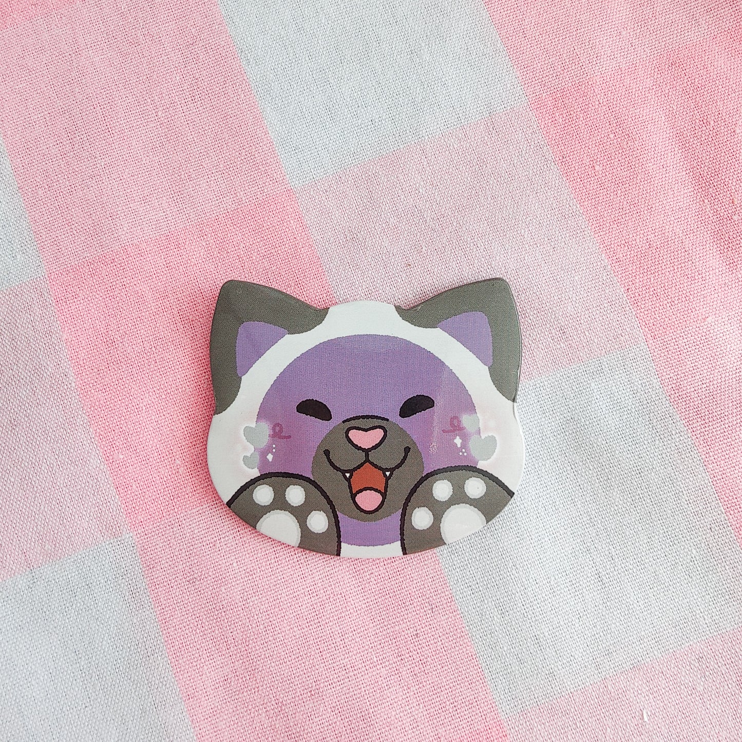 colorful kitties button pins