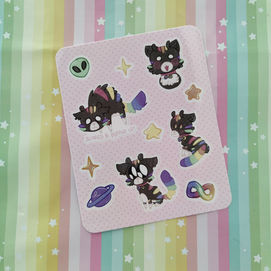 critter and bug sticker sheets by wheeliescoot