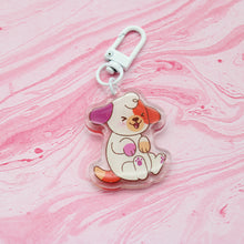 Load image into Gallery viewer, colorful puppies acrylic charms
