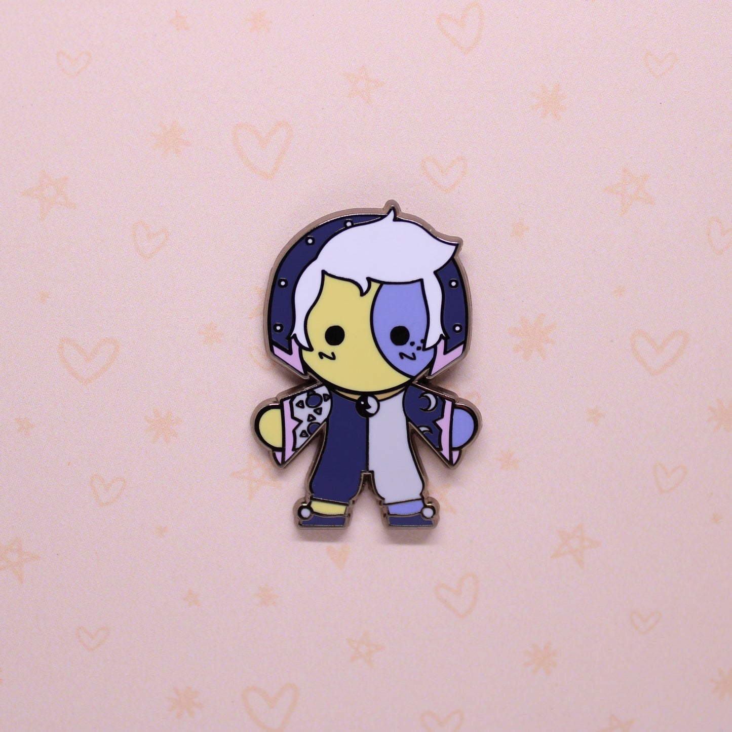 king and the collector weebean enamel pins