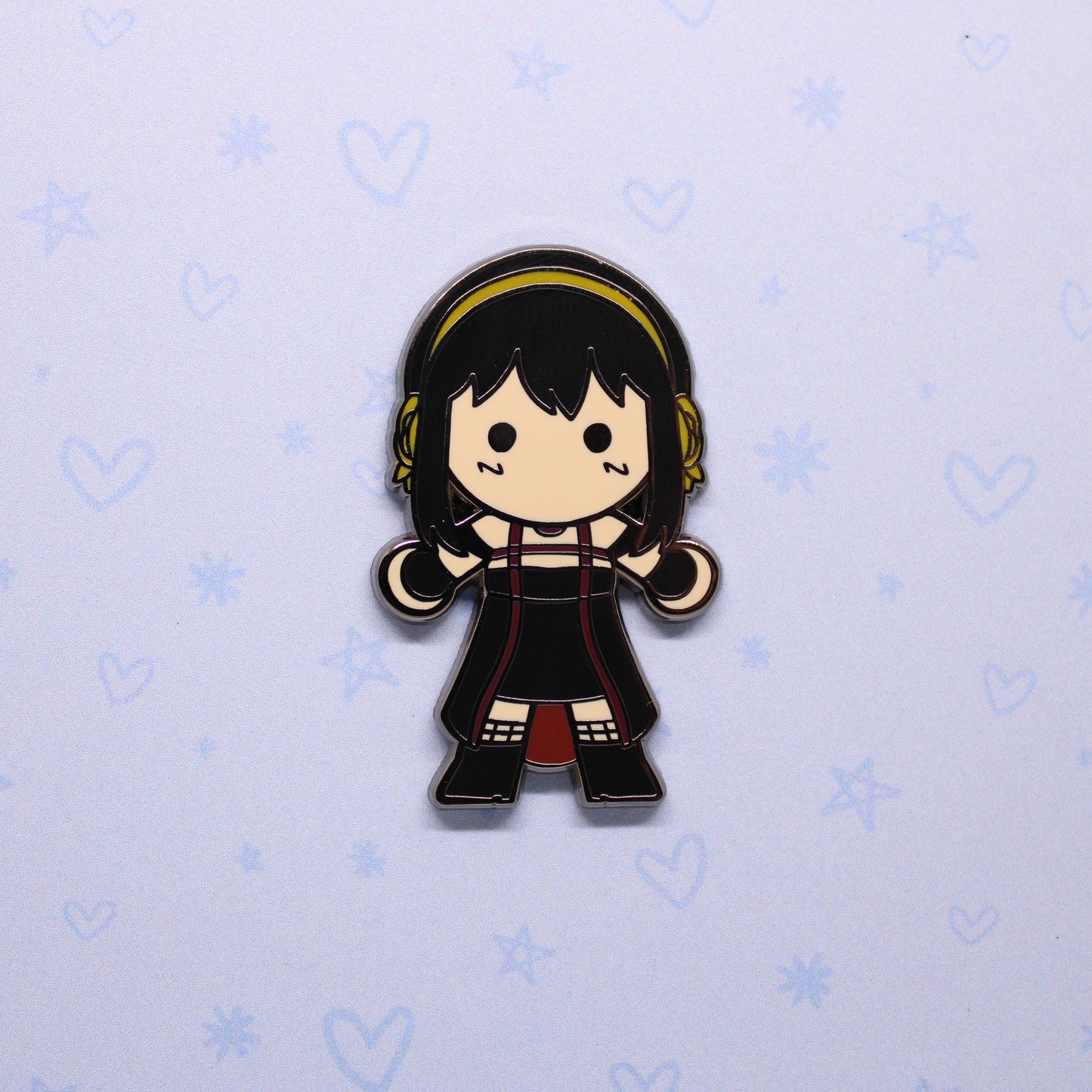 forger family weebean enamel pins