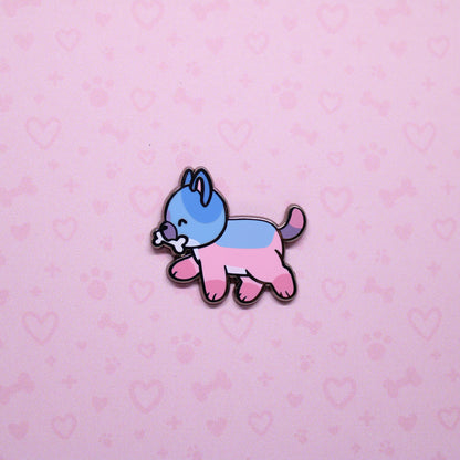 colorful puppies enamel pins V2