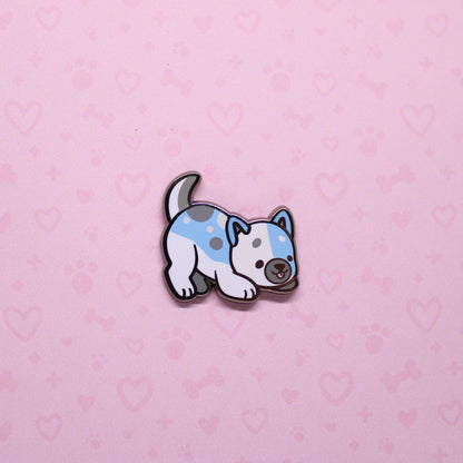 colorful puppies enamel pins V2