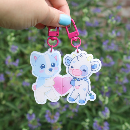 daisy and bluebell friendship magnet charms (collab w/ sugary carousel!!)